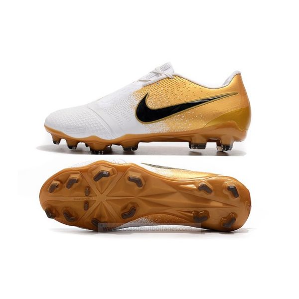 Nike Phantom Vnm Elite FG Blanco Oro Negro